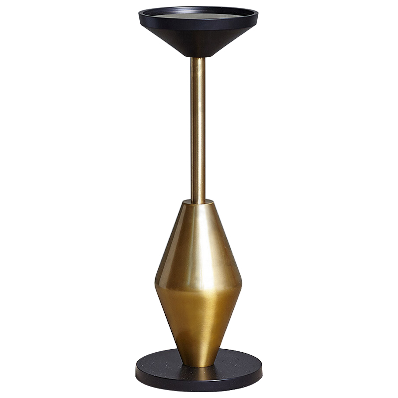 Приставной стол Omondi Side Table Черный Латунь Приставной стол Omondi Side Table Черный Латунь в Рязани | Loft Concept