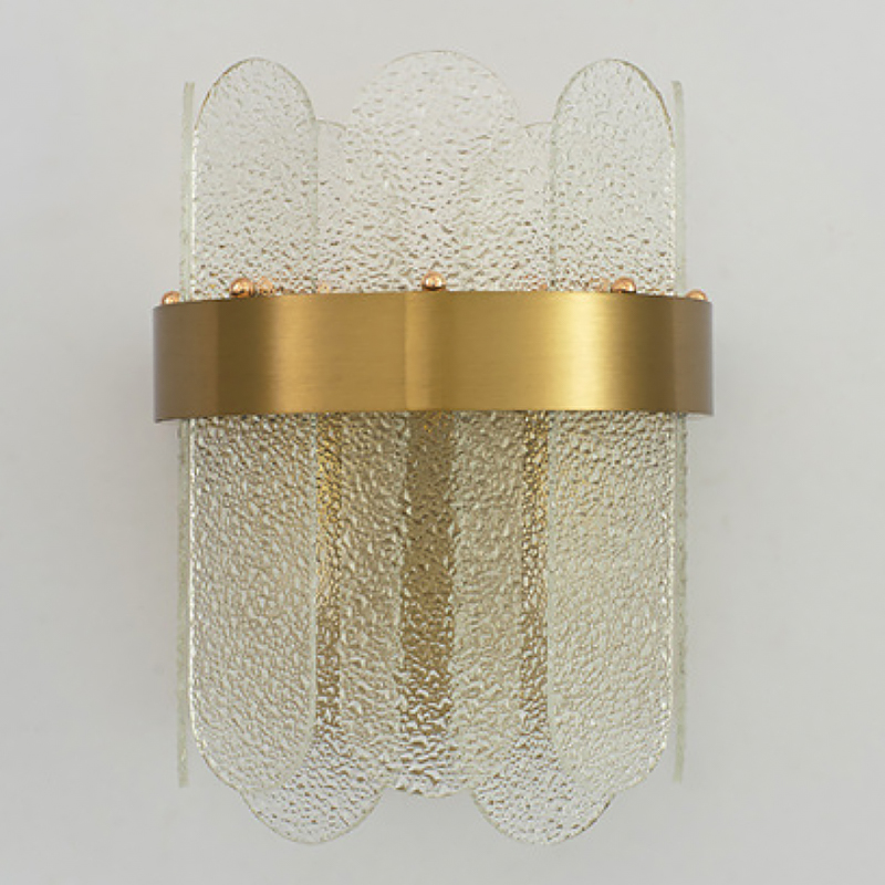 Бра Blount Raised Wall Lamp Прозрачное Стекло Латунь Бра Blount Raised Wall Lamp Прозрачное Стекло Латунь в Рязани | Loft Concept
