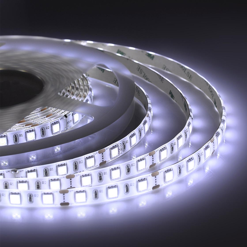 Светодиодная влагозащищенная лента 14,4W/m 60LED/m 5050SMD холодный белый Белый Светодиодная влагозащищенная лента 14,4W/m 60LED/m 5050SMD холодный белый Белый в Рязани | Loft Concept
