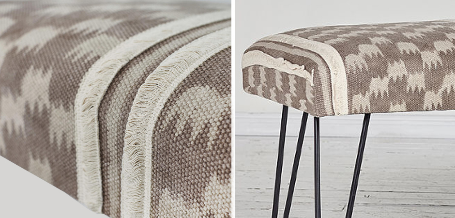 Оттоманка Beige Kilim Ornament Оттоманка Beige Kilim Ornament - Loft-Concept в Рязани