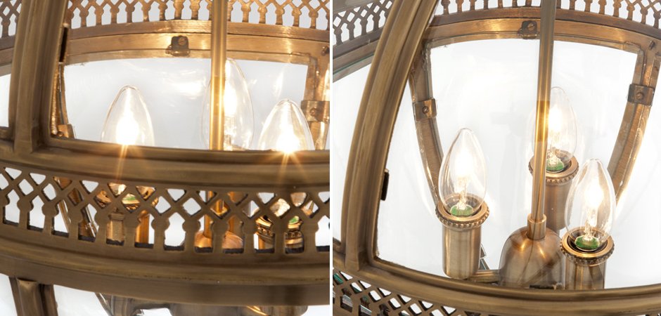 Люстра Lantern Residential Brass M Люстра Lantern Residential Brass M - Loft-Concept в Рязани