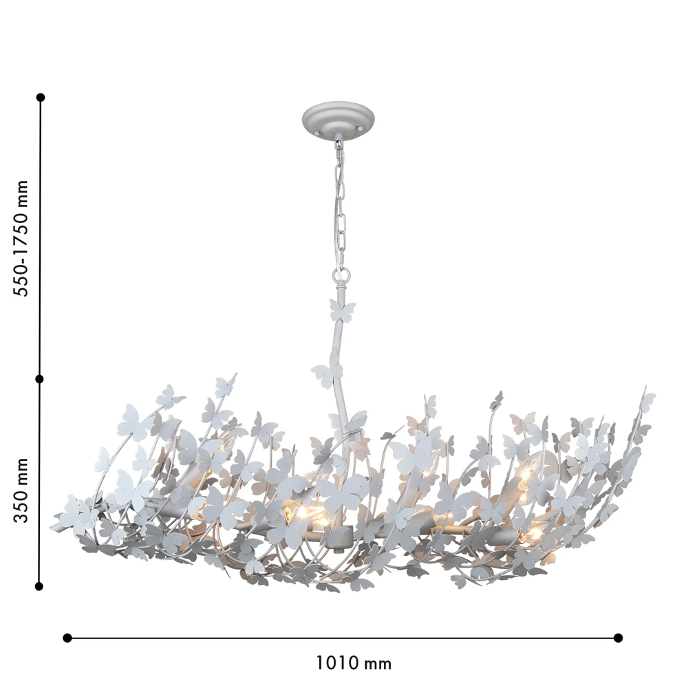 Люстра с абажуром оформленным в виде стаи бабочек Eternal Butterflies в Рязани