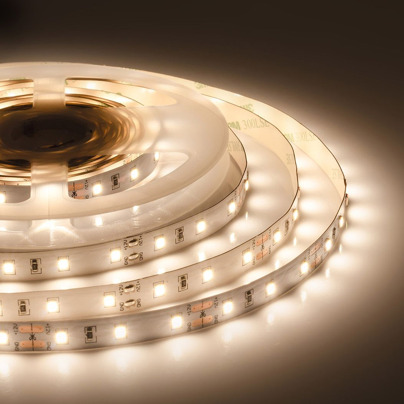 Светодиодная лента 12W/m 60LED/m 2835SMD теплый белый 5M Белый Светодиодная лента 12W/m 60LED/m 2835SMD теплый белый 5M Белый в Рязани | Loft Concept