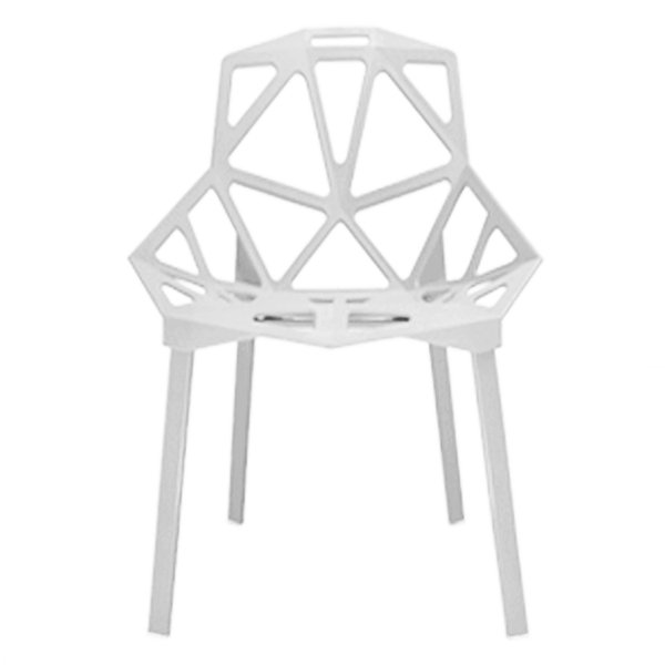 Дизайнерский стул CHAIR ONE white Белый Дизайнерский стул CHAIR ONE white Белый в Рязани | Loft Concept