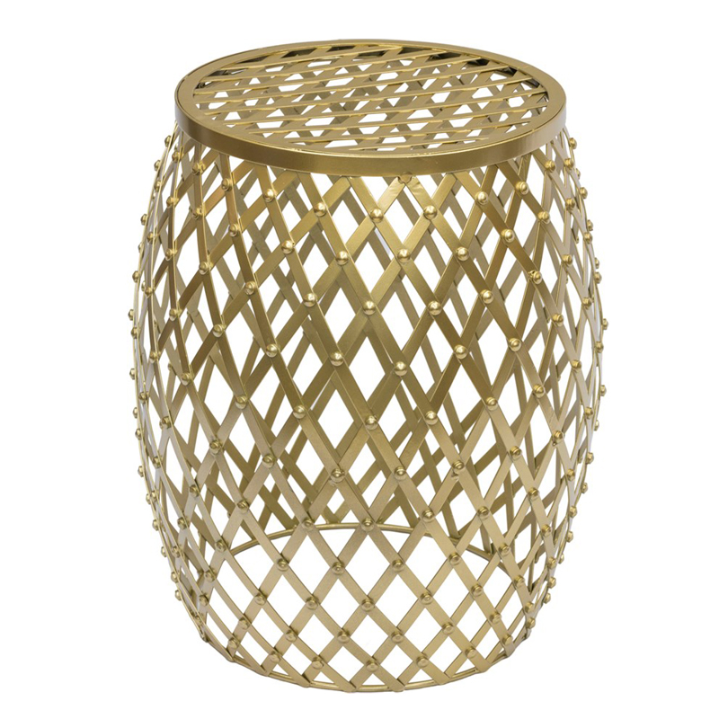 Табурет Stool Barrel Золотой Табурет Stool Barrel Золотой в Рязани | Loft Concept