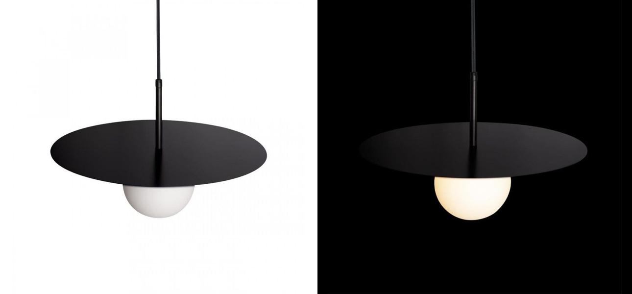 Подвесной светильник MATISSE Black 35 см - фото