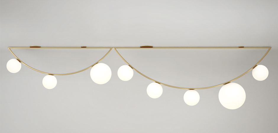 Потолочный светильник Atelier Areti Girlande Ceiling Crescent 5 Потолочный светильник Atelier Areti Girlande Ceiling Crescent 5 - Loft-Concept в Рязани
