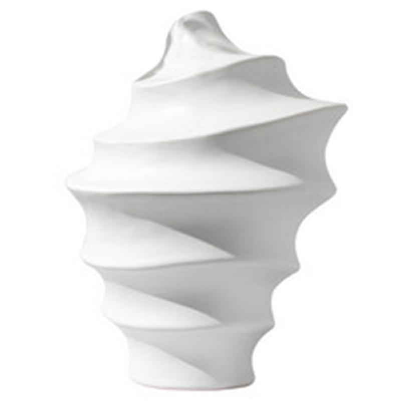 Ваза White Spiral Molecule Collection Vase Белый Ваза White Spiral Molecule Collection Vase Белый в Рязани | Loft Concept