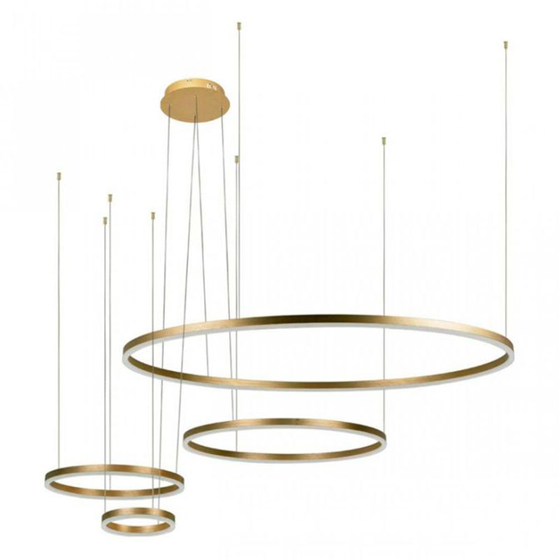 Люстра Neo Circles Gold II Золотой Люстра Neo Circles Gold II Золотой в Рязани | Loft Concept
