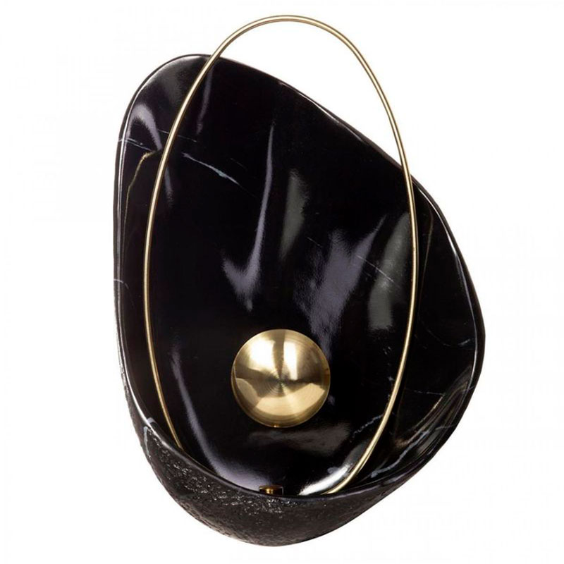 Бра Черная Жемчужина Ginger & Jagger Pearl WALL LAMP Черный Глянцевое золото Бра Черная Жемчужина Ginger & Jagger Pearl WALL LAMP Черный Глянцевое золото в Рязани | Loft Concept