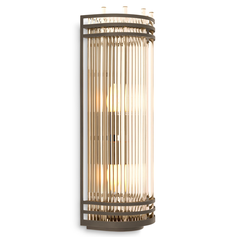 Бра Eichholtz Wall Lamp Gulf L Bronze Бронза Прозрачный Бра Eichholtz Wall Lamp Gulf L Bronze Бронза Прозрачный в Рязани | Loft Concept