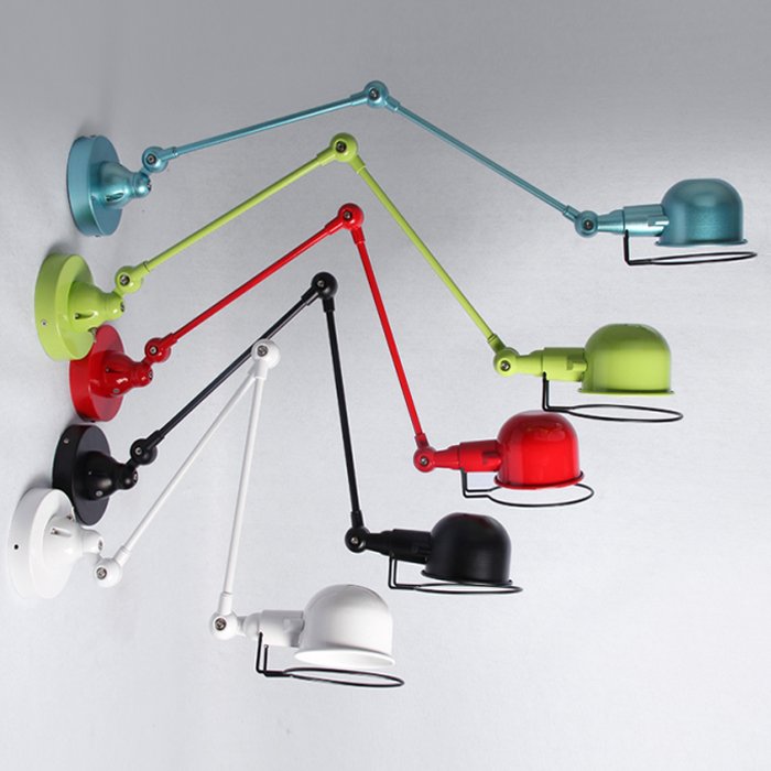 Бра Metal Color Armlamp Белый Черный Красный Салатовый Голубой пастельный в Рязани | Loft Concept 