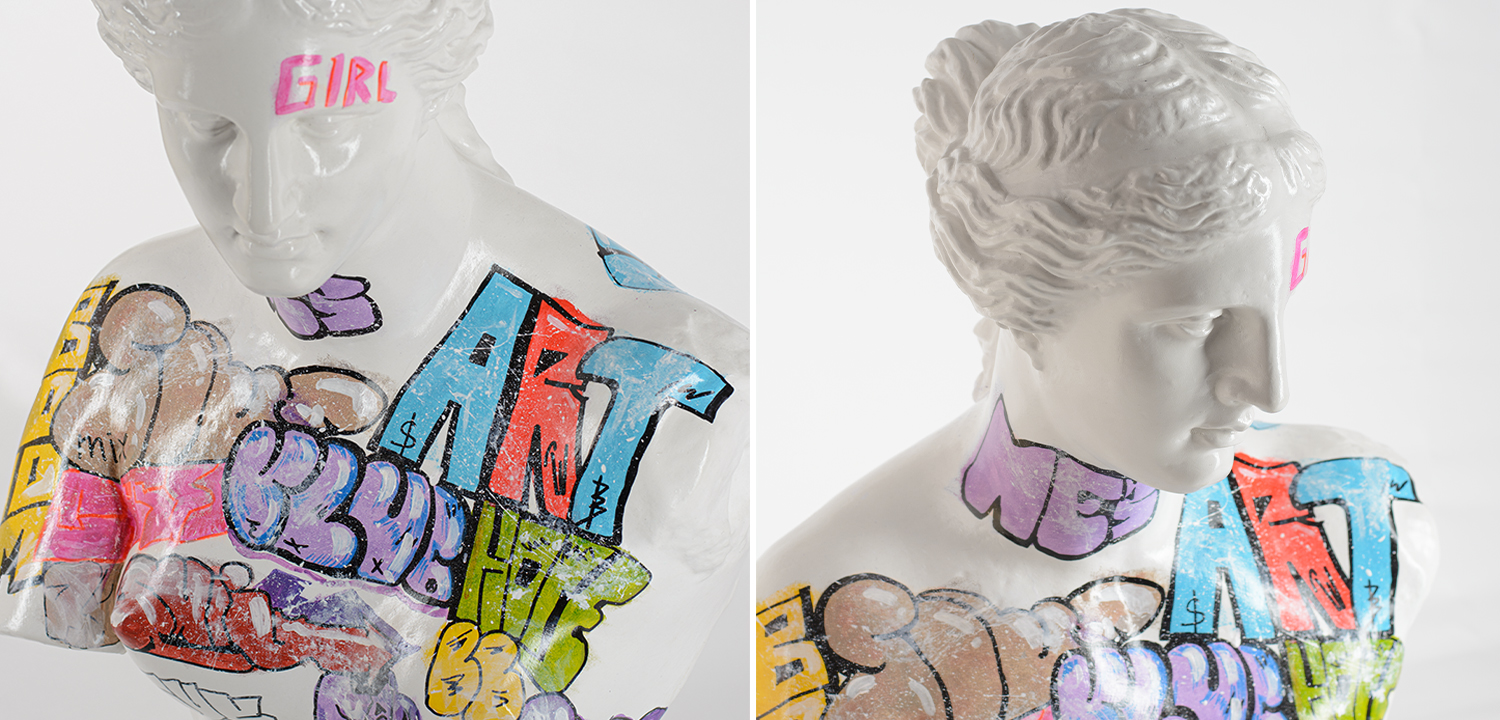Статуэтка Aphrodite Graffiti Bust - фото