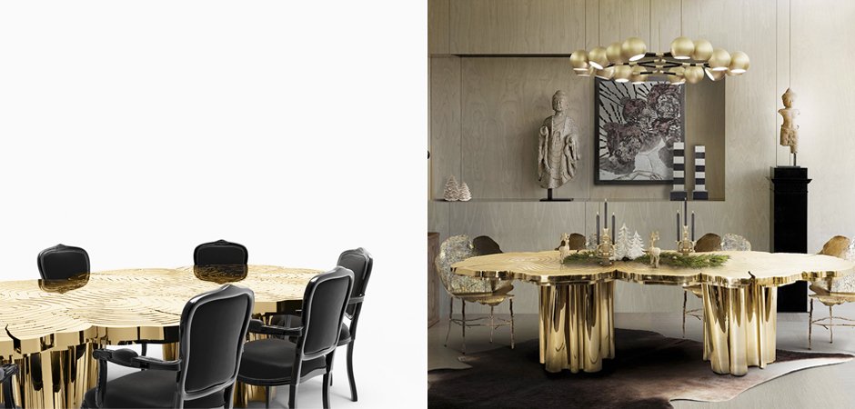 Обеденный стол Fortuna dining table by Boca do lobo Обеденный стол Fortuna dining table by Boca do lobo - Loft-Concept в Рязани