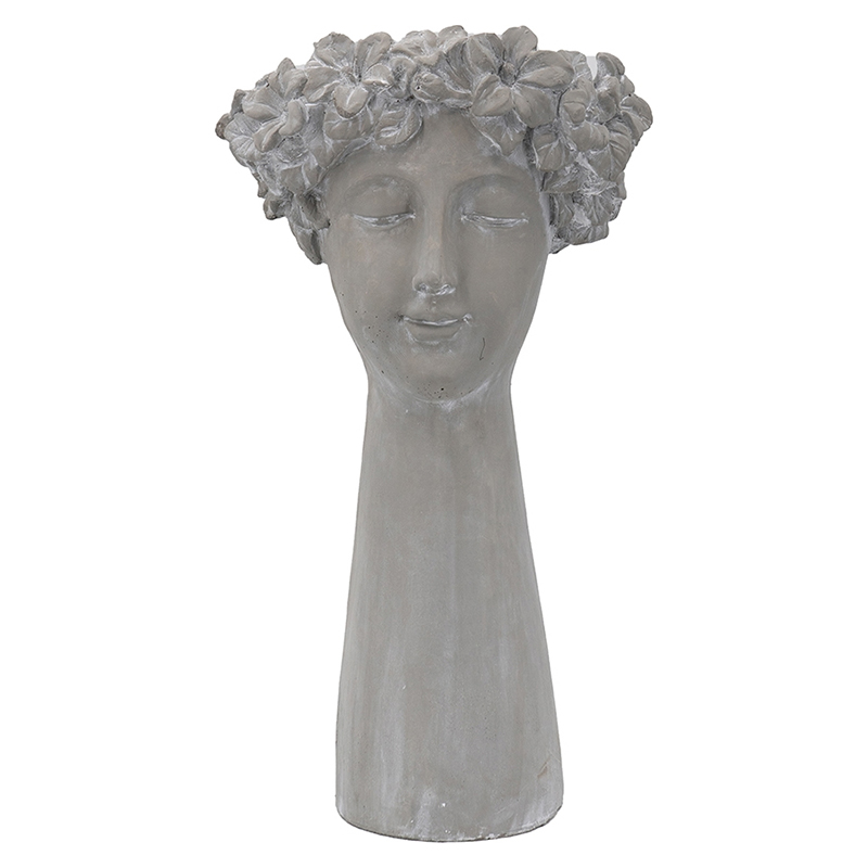 Ваза Agata Bust Vase Серый Ваза Agata Bust Vase Серый в Рязани | Loft Concept