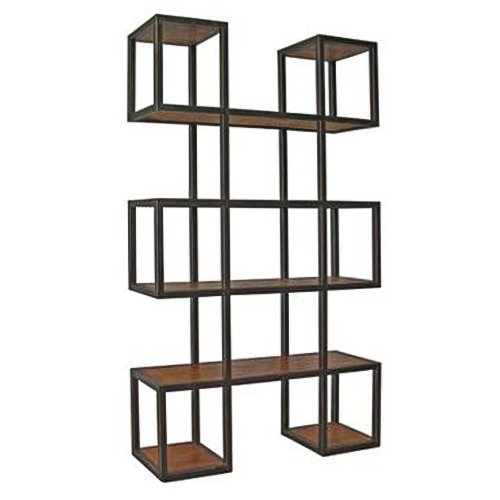 Стеллаж Industrial Loft Metal Wood Block Стеллаж Industrial Loft Metal Wood Block в Рязани | Loft Concept