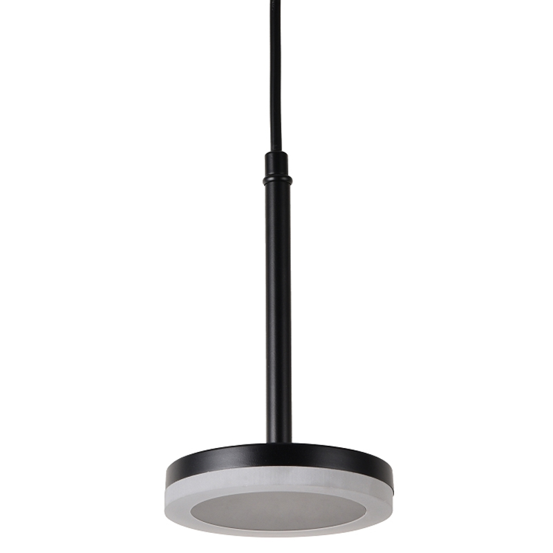 Светодиодный подвесной светильник DIENES Black Черный Белый в Рязани | Loft Concept 