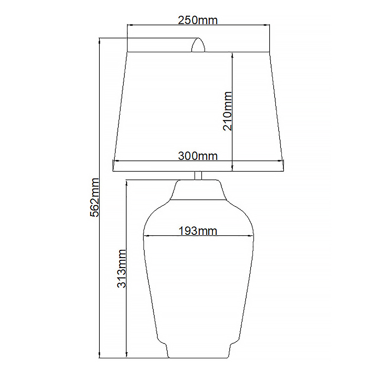 Настольная лампа с белым конусным абажуром и ребристым керамическим основанием Quintiesse в Рязани