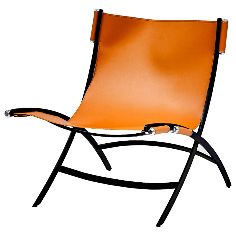 Кресло Ambre Chair Оранжевый Черный Кресло Ambre Chair Оранжевый Черный в Рязани | Loft Concept