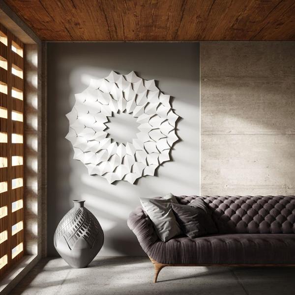Гипсовая 3D Панель DRAGON SCALE - A B C D Гипсовая 3D Панель DRAGON SCALE - A B C D в Рязани | Loft Concept