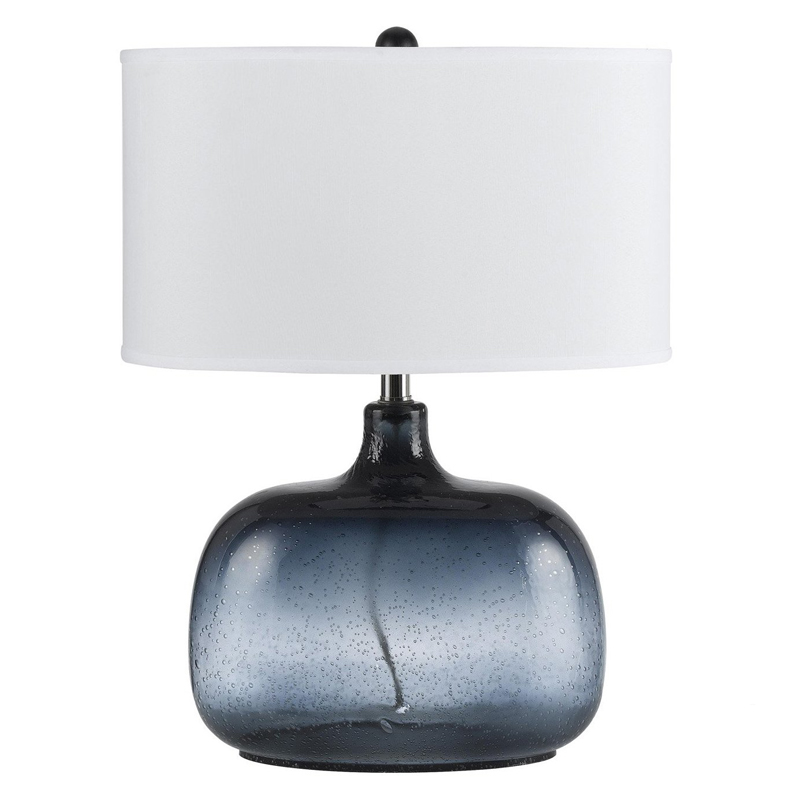 Настольная лампа Ozanne Table lamp Белый Темно-синий Настольная лампа Ozanne Table lamp Белый Темно-синий в Рязани | Loft Concept