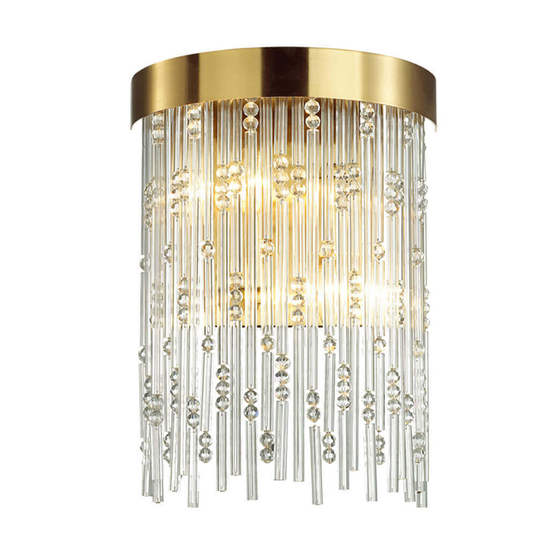 Бра Hailstorm Rain Kerri Wall lamp gold Прозрачный (Transparent) Золотой Бра Hailstorm Rain Kerri Wall lamp gold Прозрачный (Transparent) Золотой в Рязани | Loft Concept