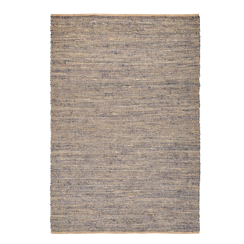 Ковер Rectangular Carpet blue 100% джут Бежевый Синий Ковер Rectangular Carpet blue 100% джут Бежевый Синий в Рязани | Loft Concept