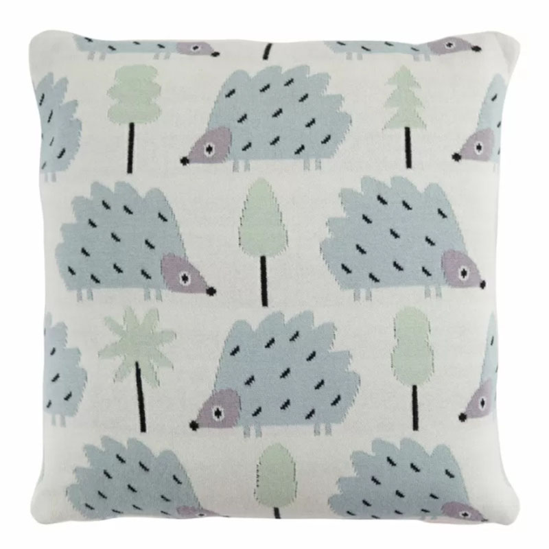 Подушка Blue Hedgehogs Мульти Подушка Blue Hedgehogs Мульти в Рязани | Loft Concept