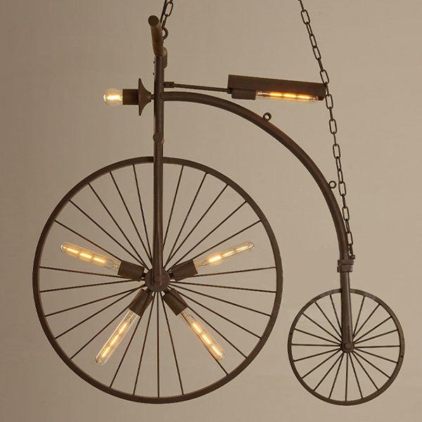 Сhandelier Loft BIKE Искусственная бурая ржавчина в Рязани | Loft Concept 