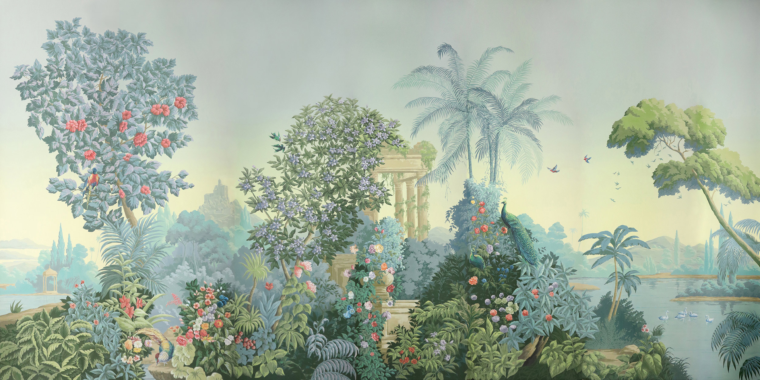 Обои ручная роспись Paradise Lost Celeste on scenic paper Обои ручная роспись Paradise Lost Celeste on scenic paper - постер Loft-Concept в Рязани