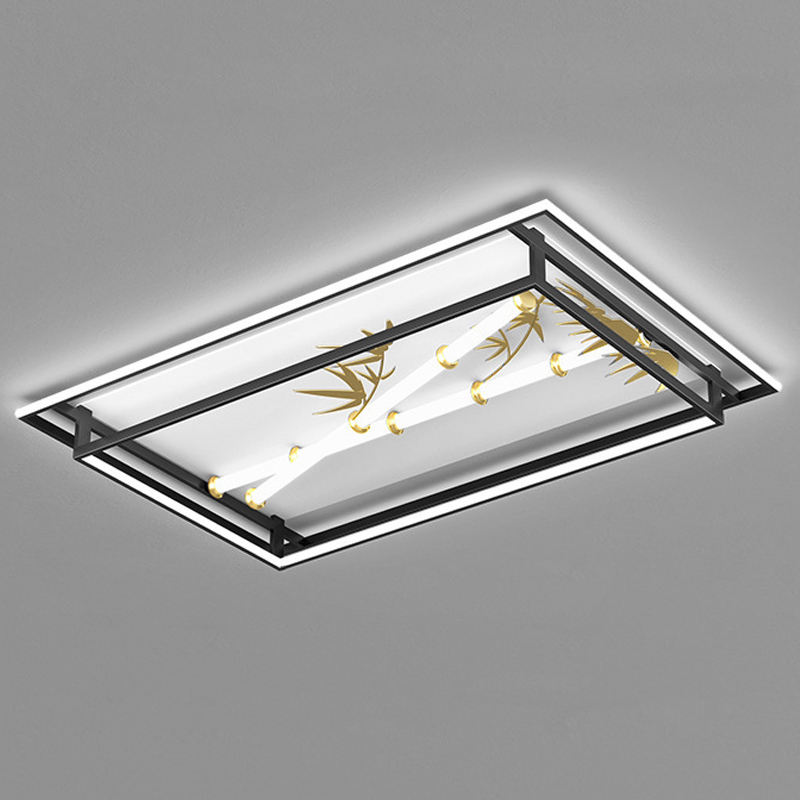 Потолочный Светильник в Японском стиле Бамбук Japanese Style Bamboo Ceiling Light Черный Золотой Белый Потолочный Светильник в Японском стиле Бамбук Japanese Style Bamboo Ceiling Light Черный Золотой Белый в Рязани | Loft Concept