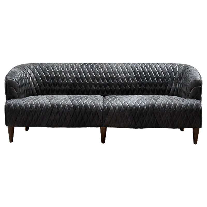 Диван Rhombuses Upholstery Graphite Sofa Графитовый в Рязани | Loft Concept 