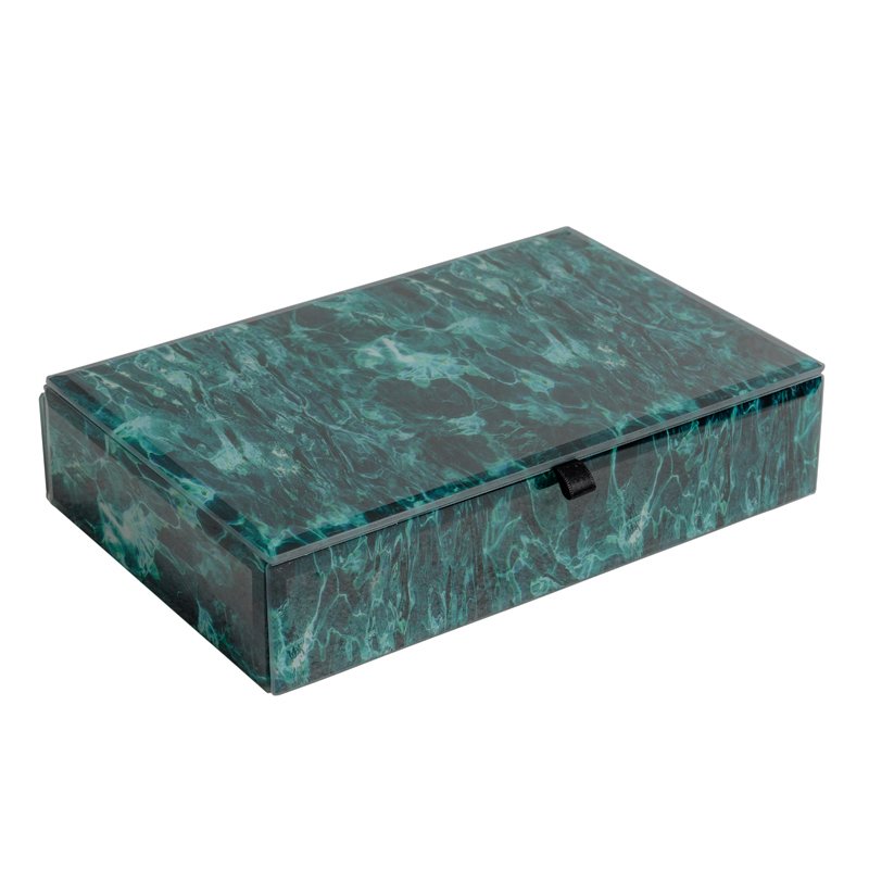 Шкатулка Turquoise Smoke Бирюзовый Шкатулка Turquoise Smoke Бирюзовый в Рязани | Loft Concept