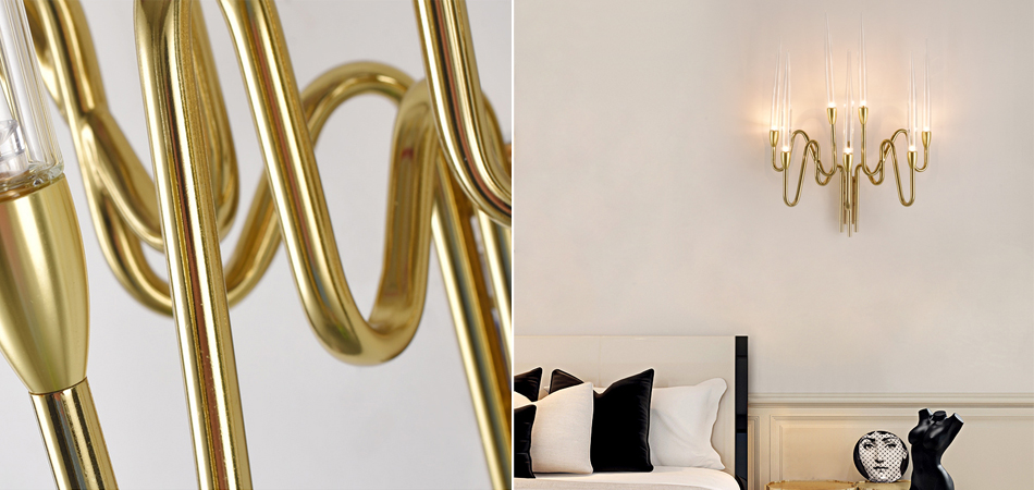 Бра Golden candle 3 Wall Sconce 7 ламп Бра Golden candle 3 Wall Sconce 7 ламп - Loft-Concept в Рязани