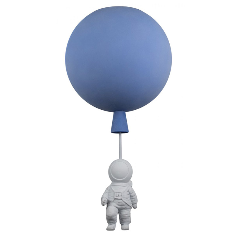 Потолочный светильник Cosmonaut blue ball Синий Потолочный светильник Cosmonaut blue ball Синий в Рязани | Loft Concept