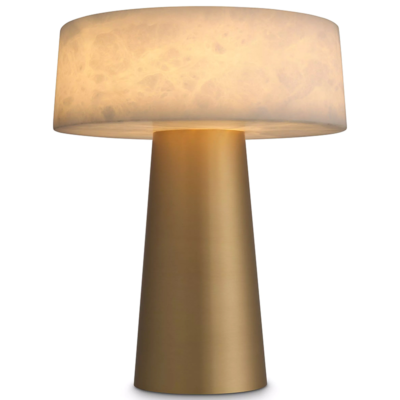 Настольная лампа Eichholtz Table Lamp Cinco Латунь Бежевый Настольная лампа Eichholtz Table Lamp Cinco Латунь Бежевый в Рязани | Loft Concept