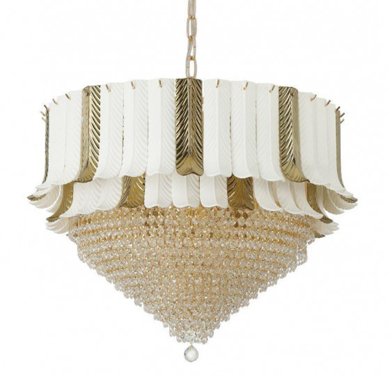 Люстра Aronson Chandelier 70 Прозрачный Золотой Люстра Aronson Chandelier 70 Прозрачный Золотой в Рязани | Loft Concept