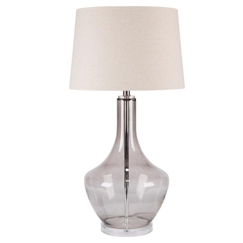 Настольная лампа Fantina Table lamp gray Белый Светло-серый Настольная лампа Fantina Table lamp gray Белый Светло-серый в Рязани | Loft Concept
