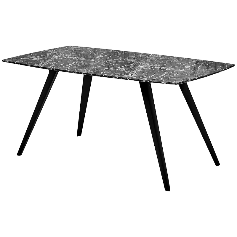 Обеденный стол Martan Table Черно-белый Черный Обеденный стол Martan Table Черно-белый Черный в Рязани | Loft Concept