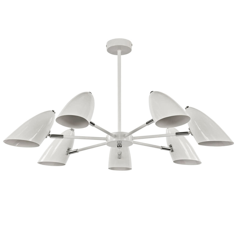 Люстра Retro Future White Белый Люстра Retro Future White Белый в Рязани | Loft Concept