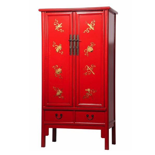 Шкаф Chinese Rack Red Красный Шкаф Chinese Rack Red Красный в Рязани | Loft Concept