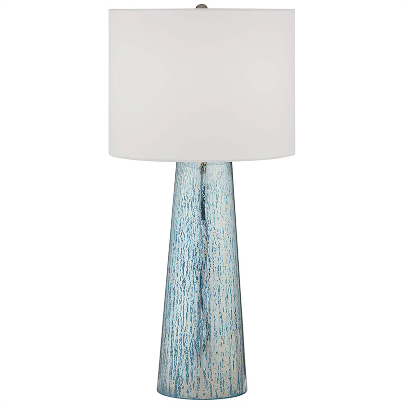 Настольная лампа Claire Lampshade Table Lamp Голубой Белый Настольная лампа Claire Lampshade Table Lamp Голубой Белый в Рязани | Loft Concept