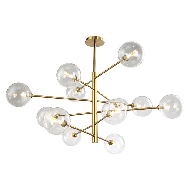 Люстра Gallotti & Radice Chandelier Gold 12 Глянцевое золото Люстра Gallotti & Radice Chandelier Gold 12 Глянцевое золото в Рязани | Loft Concept