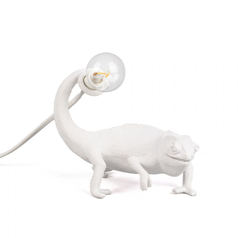 Лампа Seletti Chameleon Lamp Still Белый Лампа Seletti Chameleon Lamp Still Белый в Рязани | Loft Concept