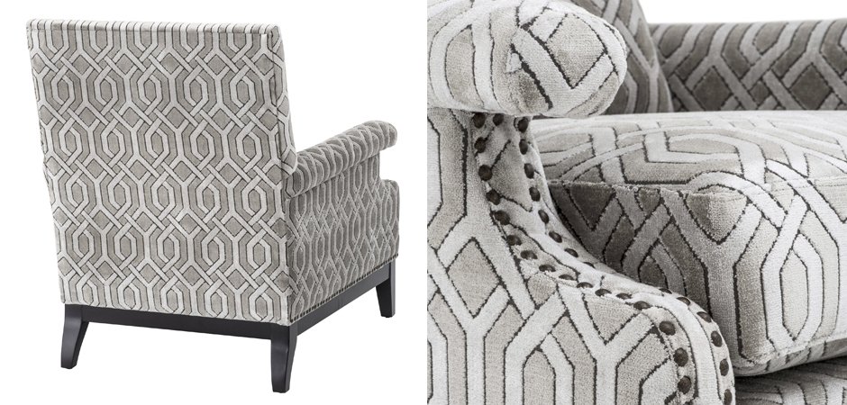 Кресло Eichholtz Chair Goldoni Grey Кресло Eichholtz Chair Goldoni Grey - Loft-Concept в Рязани