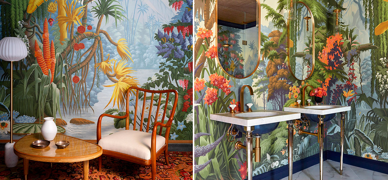 Обои ручная роспись L