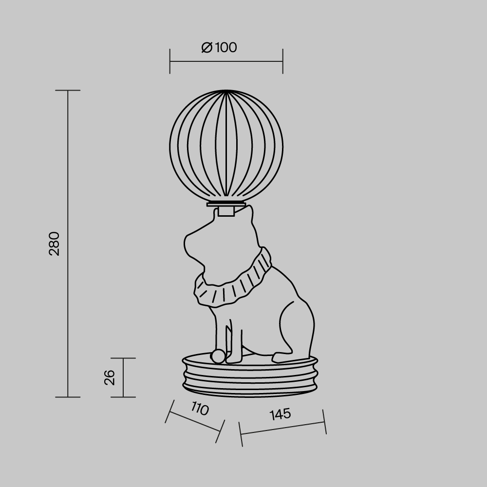 Настольный светильник Senor Capybara 3000К 5Вт в Рязани