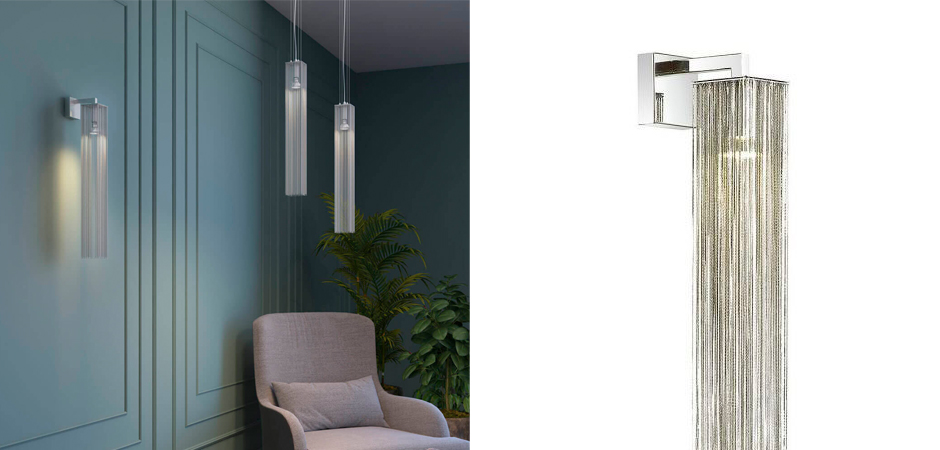 Бра Atlantis Chain Nickel One Sconces Бра Atlantis Chain Nickel One Sconces - Loft-Concept в Рязани