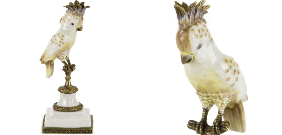 Статуэтка White Crested Parrot Статуэтка White Crested Parrot - Loft-Concept в Рязани