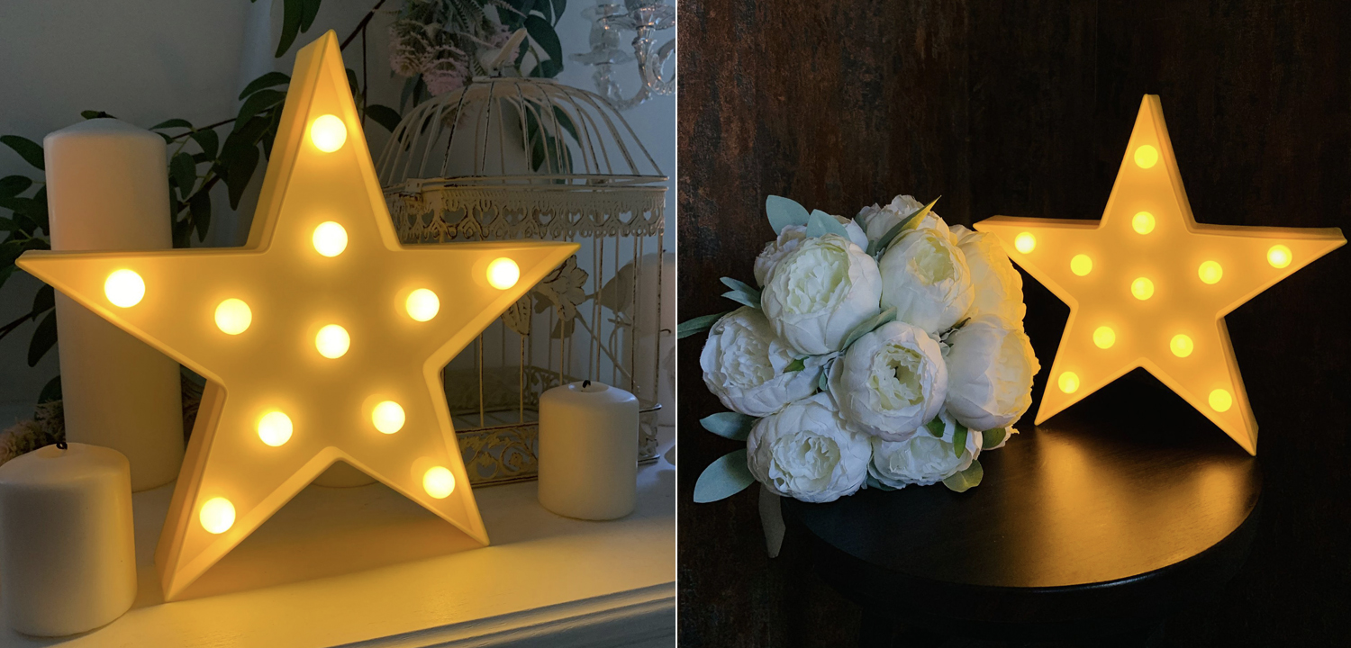 Настольная лампа Желтая звезда - фото